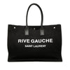 Saint Laurent Large Canvas Rive Gauche Tote Secondhand
