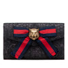 Gucci Lurex Brocade Animalier Broadway Clutch Secondhand