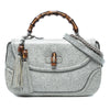 Gucci Large Speckled Leather New Bamboo Top Handle Bag Secondhand