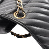 Chanel Mini Square Classic Chevron Lambskin Single Flap Secondhand