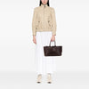 Secondhand Bottega Veneta Medium Lambskin Intreccio Cabat Tote