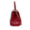 Chanel Small Lambskin Chevron Coco Top Handle Bag Secondhand