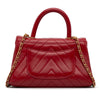 Chanel Small Lambskin Chevron Coco Top Handle Bag Secondhand