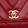 Chanel Small Lambskin Chevron Coco Top Handle Bag Secondhand