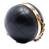 Chanel Quilted Lambskin Logo Sphere Minaudiere Crossbody Secondhand