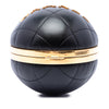 Chanel Quilted Lambskin Logo Sphere Minaudiere Crossbody Secondhand