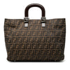 Fendi Large Zucca Canvas Twins Tote Secondhand