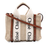 Chloé Mini Canvas Woody North South Tote Secondhand