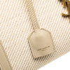 Saint Laurent Baby Canvas and Calfskin Monogram Downtown Cabas Satchel Secondhand
