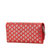 Prada Saffiano Grommet Wallet On Chain Secondhand