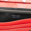 Prada Saffiano Grommet Wallet On Chain Secondhand