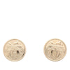Hermès Very Small 18K Rose Gold Ex-Libris Earrings Secondhand