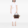 Celine Medium Tricolor Leather Trapeze Satchel Secondhand
