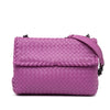Secondhand Bottega Veneta Medium Nappa Intrecciato Olimpia Shoulder Bag