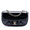 Chanel Mini CC Quilted Patent Single Flap Secondhand
