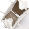 The Row Soft Margaux 10 Leather 2Way Handbag in White Secondhand