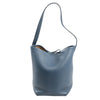 The Row Park Tote Small Leather Shoulder bag in Blue Secondhand