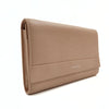 Tiffany & Co. wallet with shoulder strap in beige leather