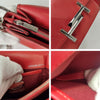 Tod's Double T shoulder bag in red leather with chain