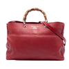 Gucci Large Calfskin Bamboo Shopper Satchel Secondhand