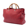 Gucci Large Calfskin Bamboo Shopper Satchel Secondhand