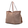 Secondhand Gucci GG Canvas Bamboo Tassel Tote