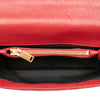 Saint Laurent Medium Chevron Sheepskin Monogram College Satchel Secondhand
