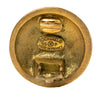 Chanel CC Gold Plated Round Clip On Earrings Secondhand