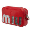 Miu Miu Sequins Paillettes and Calfskin Logo Crossbody Secondhand