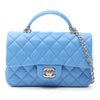 Chanel Mini Rectangular Quilted Lambskin Top Handle Single Flap Secondhand