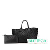 Bottega Veneta Limited Edition Large Lambskin Intreccio Knotted Cabat Tote Secondhand