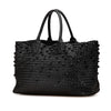 Bottega Veneta Limited Edition Large Lambskin Intreccio Knotted Cabat Tote Secondhand