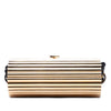 Saint Laurent Ribbed Acrylic and Lambskin Fringe Monogram Opium Box Bag Secondhand