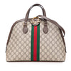 Gucci Medium GG Supreme Ophidia Web Satchel Secondhand