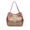 Secondhand Burberry Small Haymarket Check Coated Canvas Canterbury Tote
