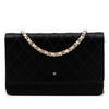 Chanel Bicolor Satin Diamond Stitch Wallet On Chain Secondhand