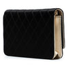 Chanel Bicolor Satin Diamond Stitch Wallet On Chain Secondhand