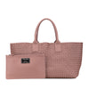 Bottega Veneta Medium Lambskin Intreccio Cabat Tote Secondhand
