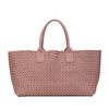 Bottega Veneta Medium Lambskin Intreccio Cabat Tote Secondhand