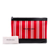 Balenciaga M Canvas Navy Clip Clutch Secondhand