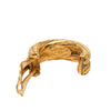 Chanel Gold Plated CC Hoop Clip On Earrings Secondhand
