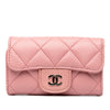 Chanel CC Quilted Lambskin Flap Card Holder Secondhand
