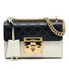 Gucci Small Bicolor Guccissima Padlock Crossbody Secondhand