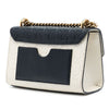 Gucci Small Bicolor Guccissima Padlock Crossbody Secondhand