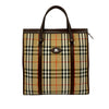 Secondhand Burberry Haymarket Check Canvas Tote