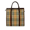 Secondhand Burberry Haymarket Check Canvas Tote