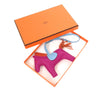 Hermès Milo Lambskin Swift Grigri Rodeo Horse Bag Charm MM Secondhand