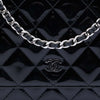 Chanel CC Quilted Patent Wallet On Chain Secondhand