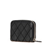 Chanel CC Quilted Calfskin Wild Stitch Zip Coin Purse Secondhand