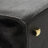 Ferragamo Lizard Embossed Leather Vara Bow Satchel Secondhand